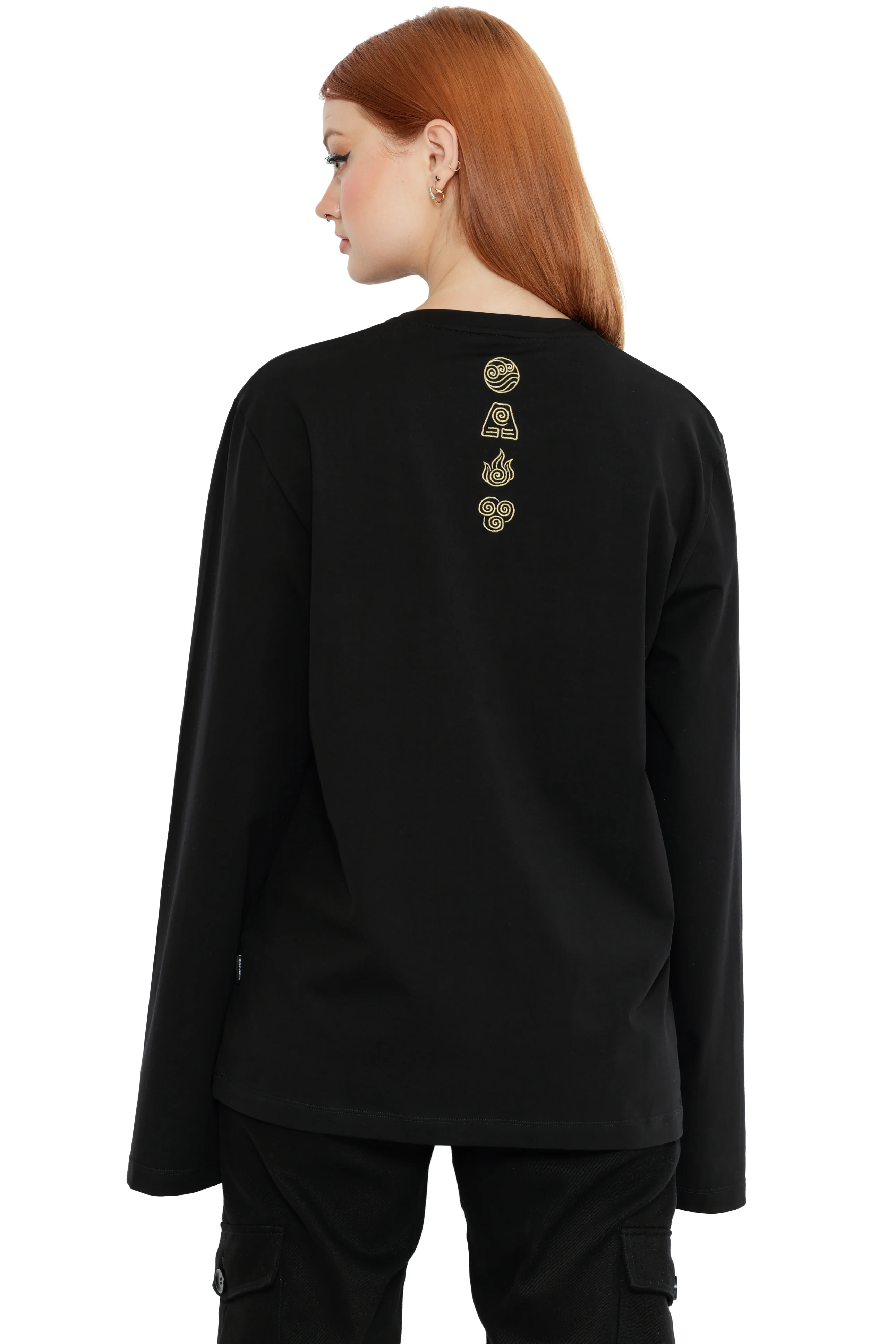 All Elements Talisman Long Sleeve Oversized Boyfriend Tee - Image 5