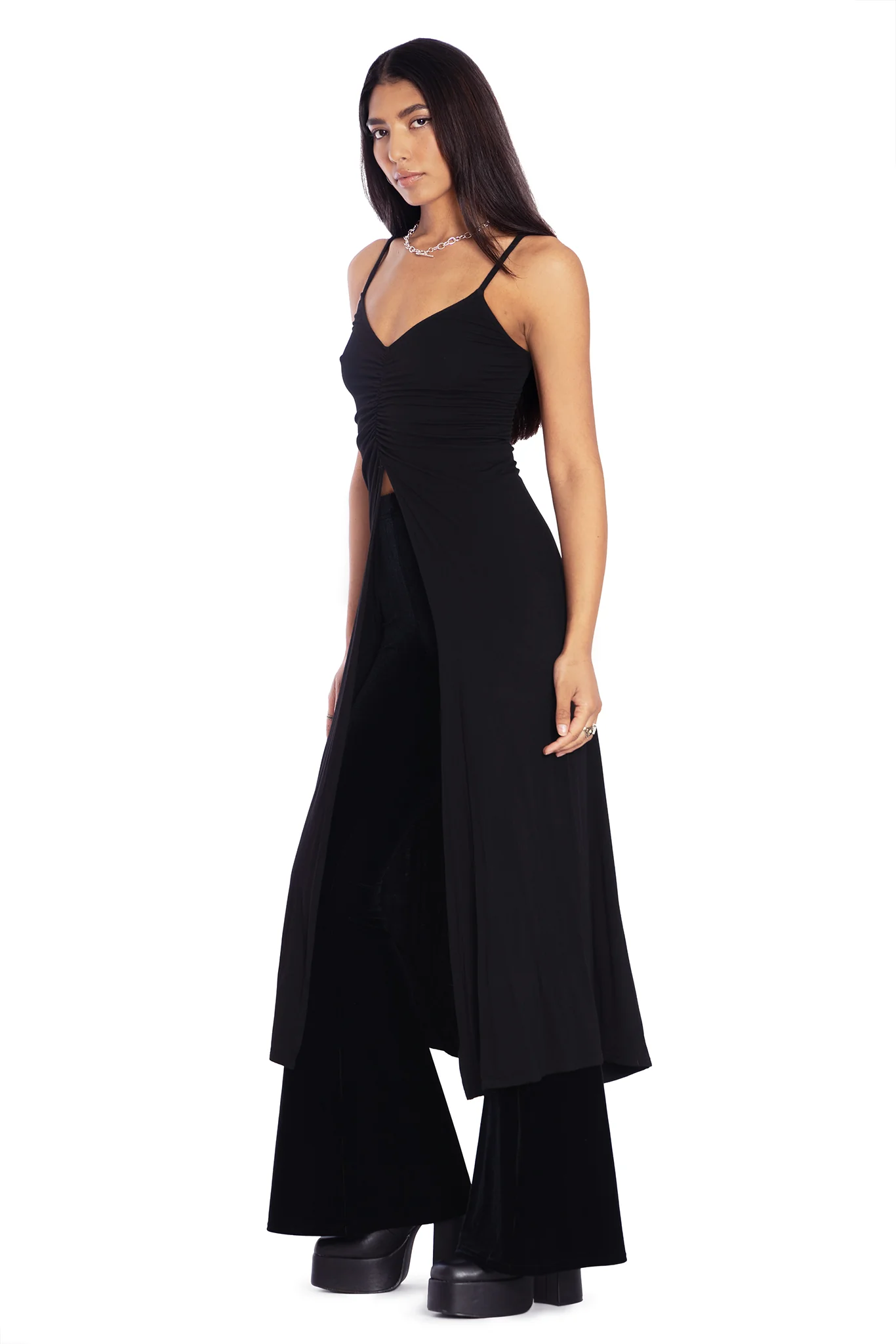 Apparition Split Front Midaxi Top - Image 4