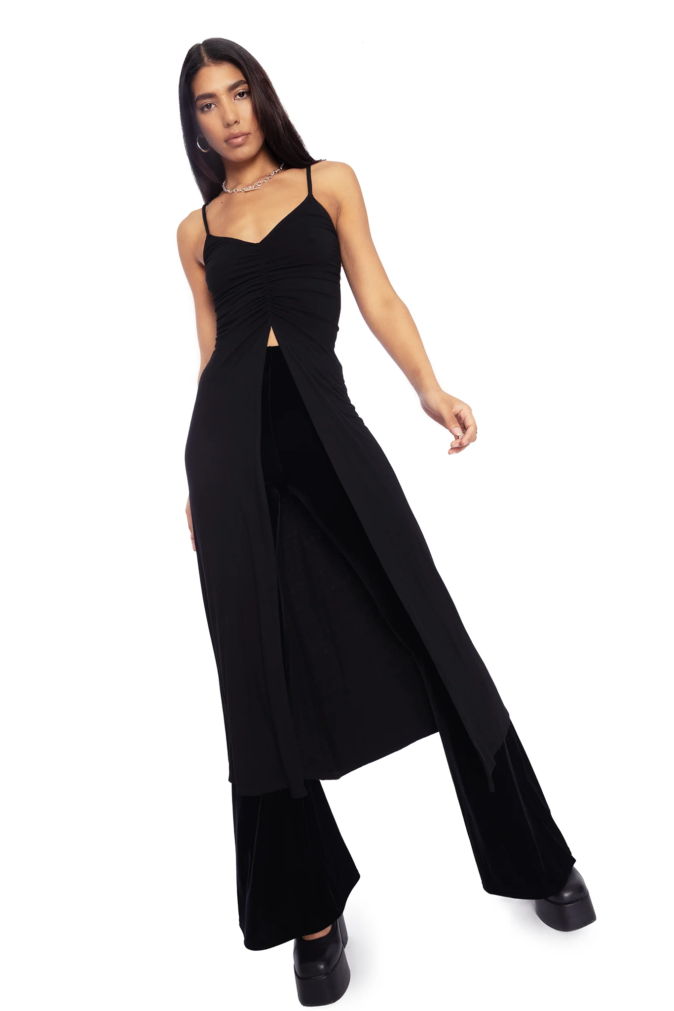 Apparition Split Front Midaxi Top - Image 5