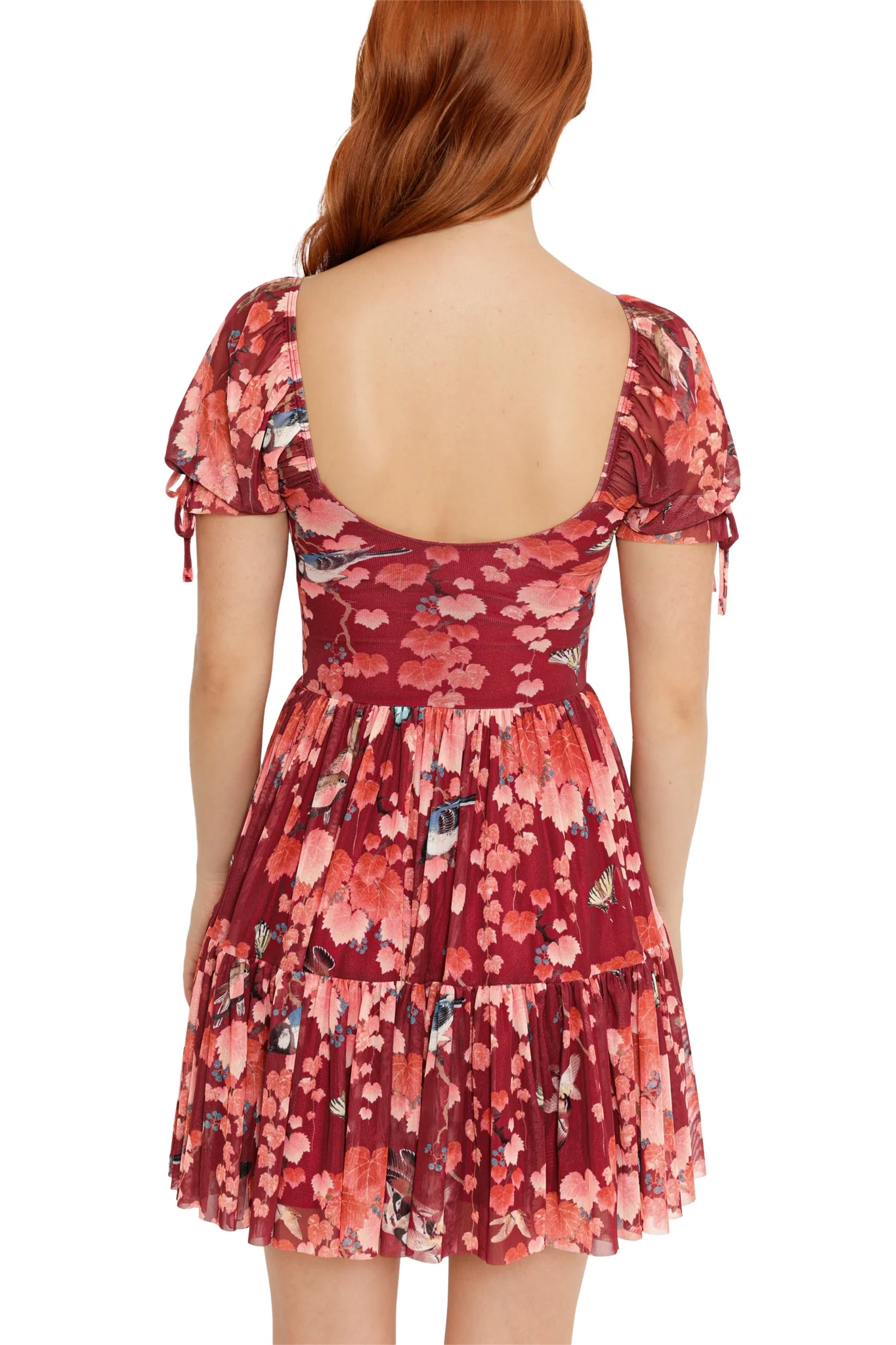 Autumn In Japan Short Tea Party Dress - Image 4