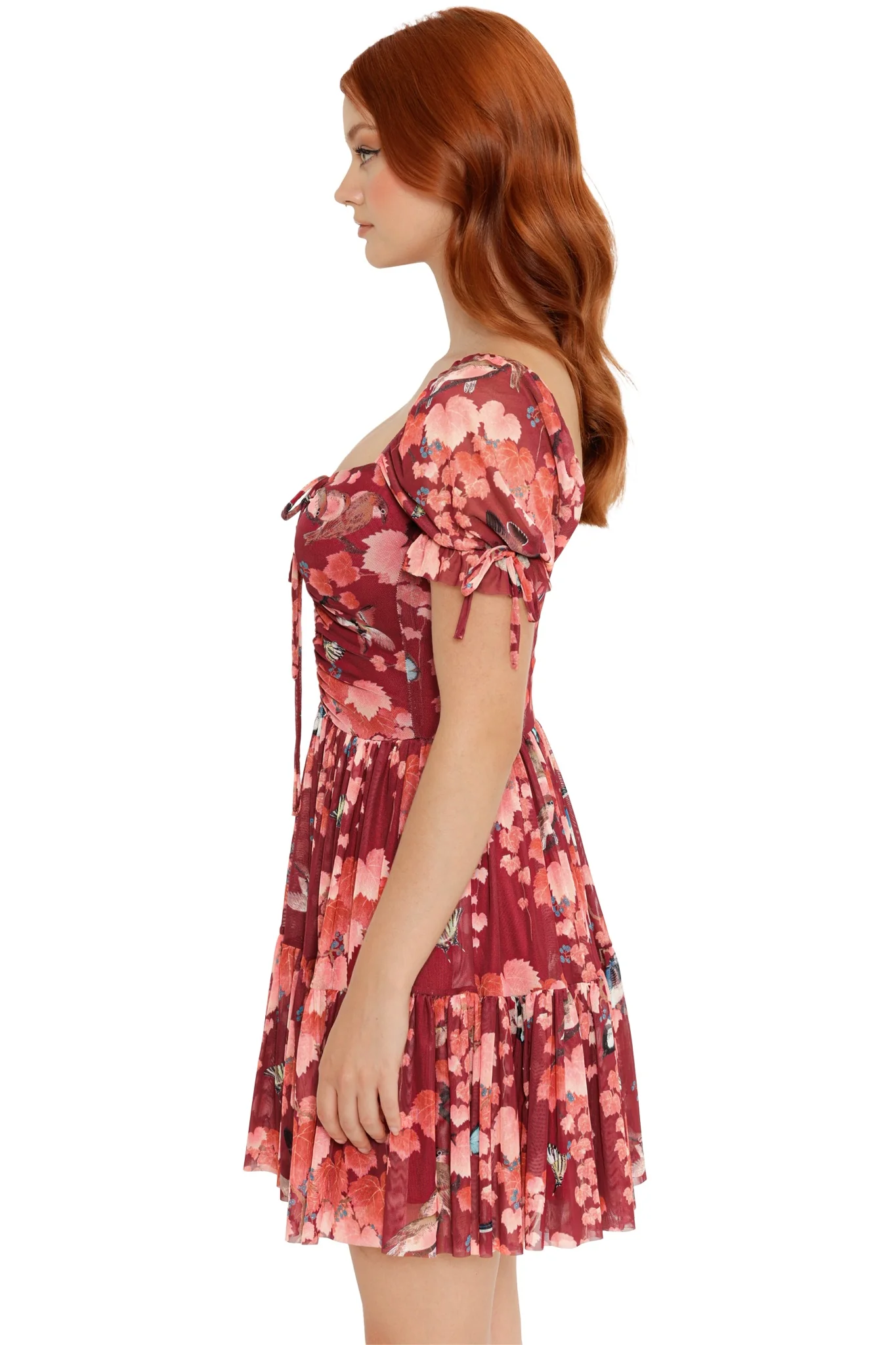 Autumn In Japan Short Tea Party Dress - Image 5