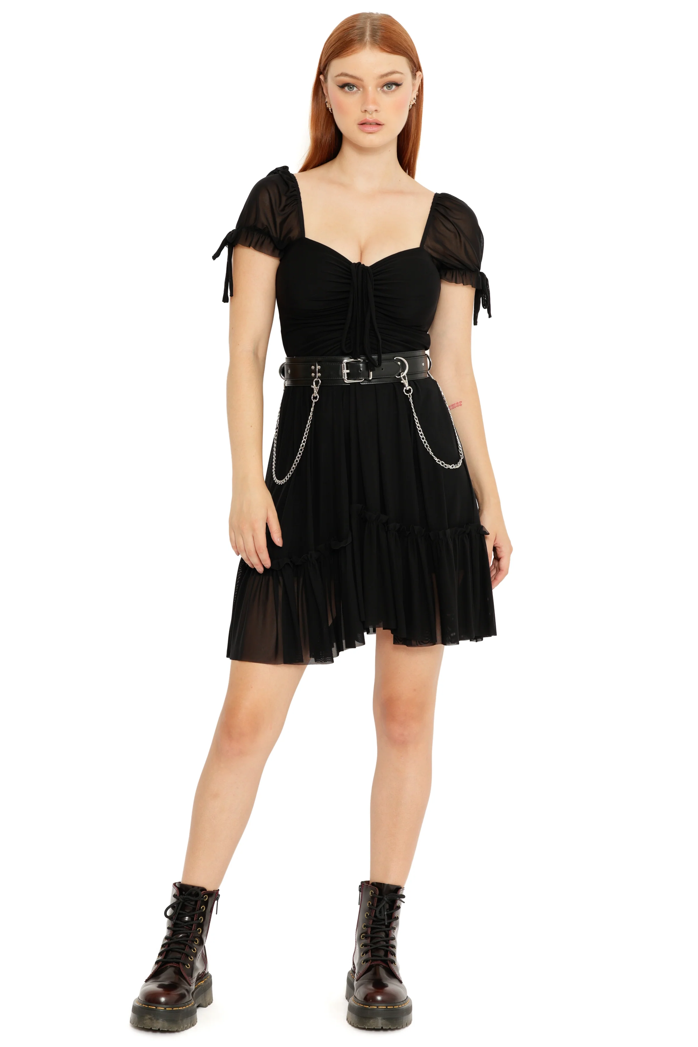 Black Short Tea Party Dress - Image 5