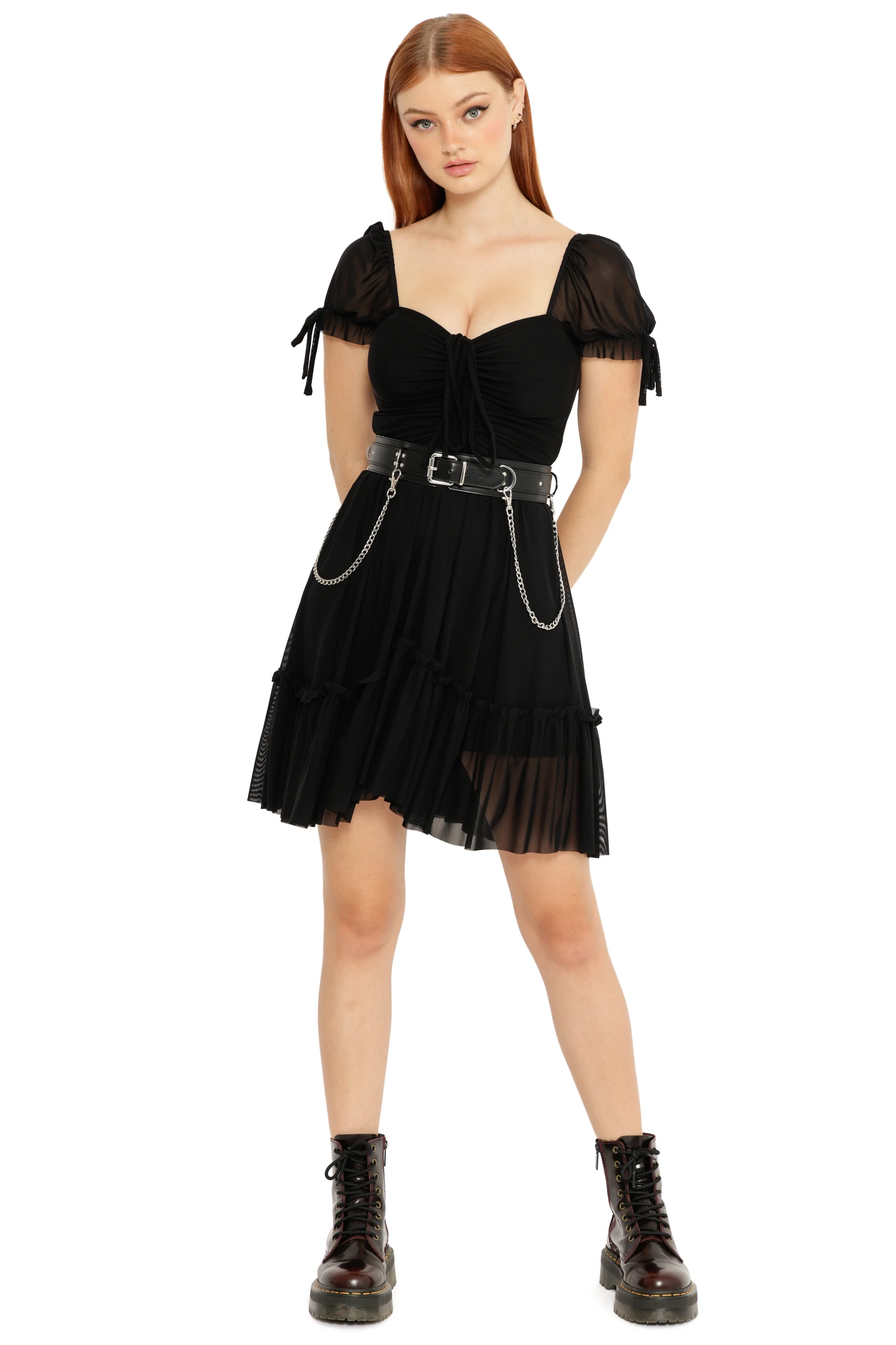 Black Short Tea Party Dress - Image 7