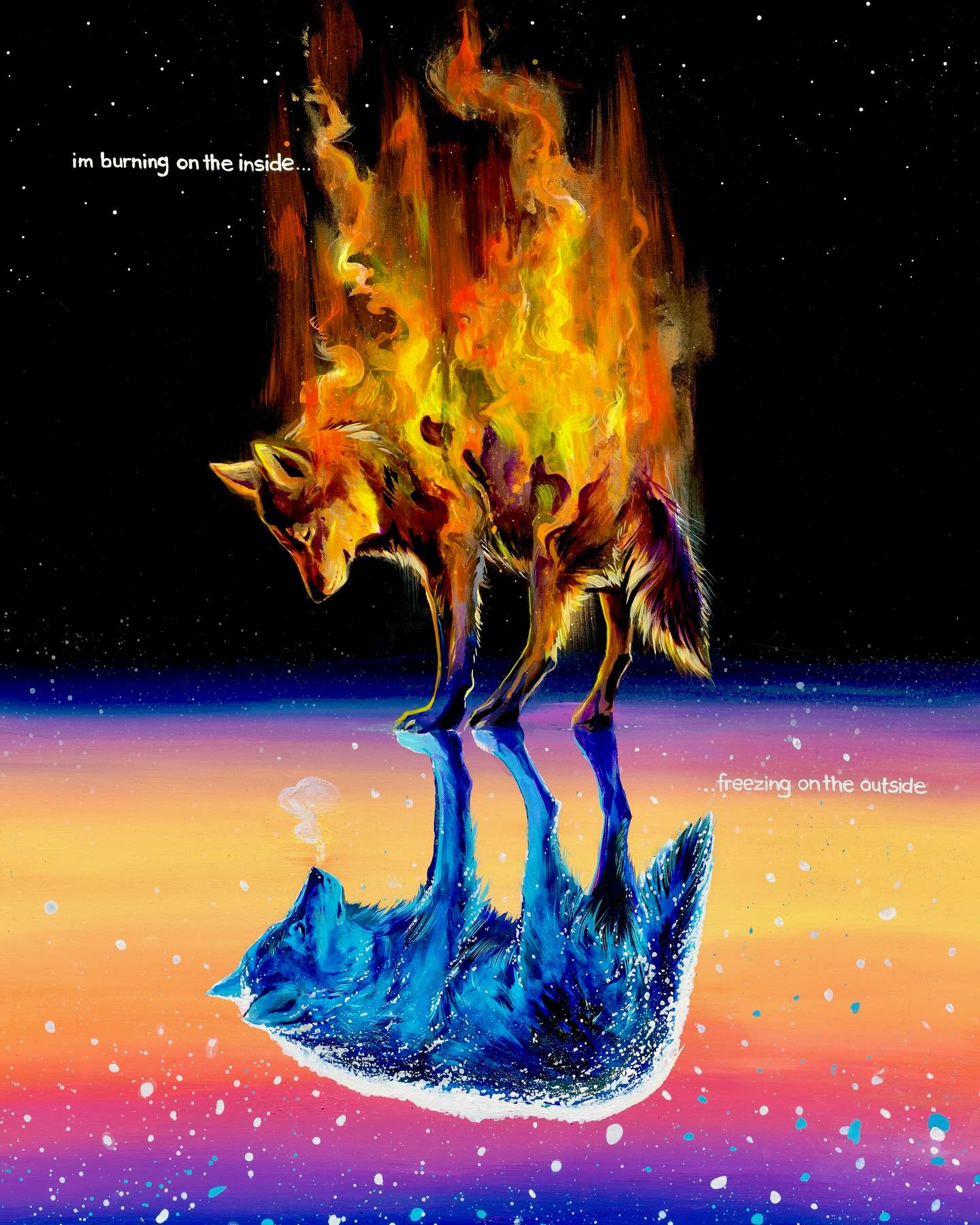 Burning On The Inside Hoodie Sweater - Image 7