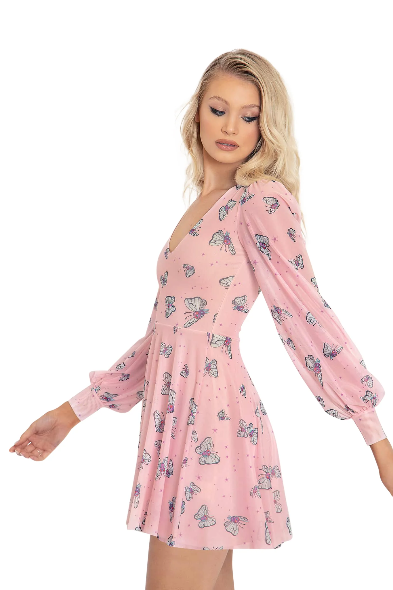 Butterfree Sheer Romance Dress - Image 4