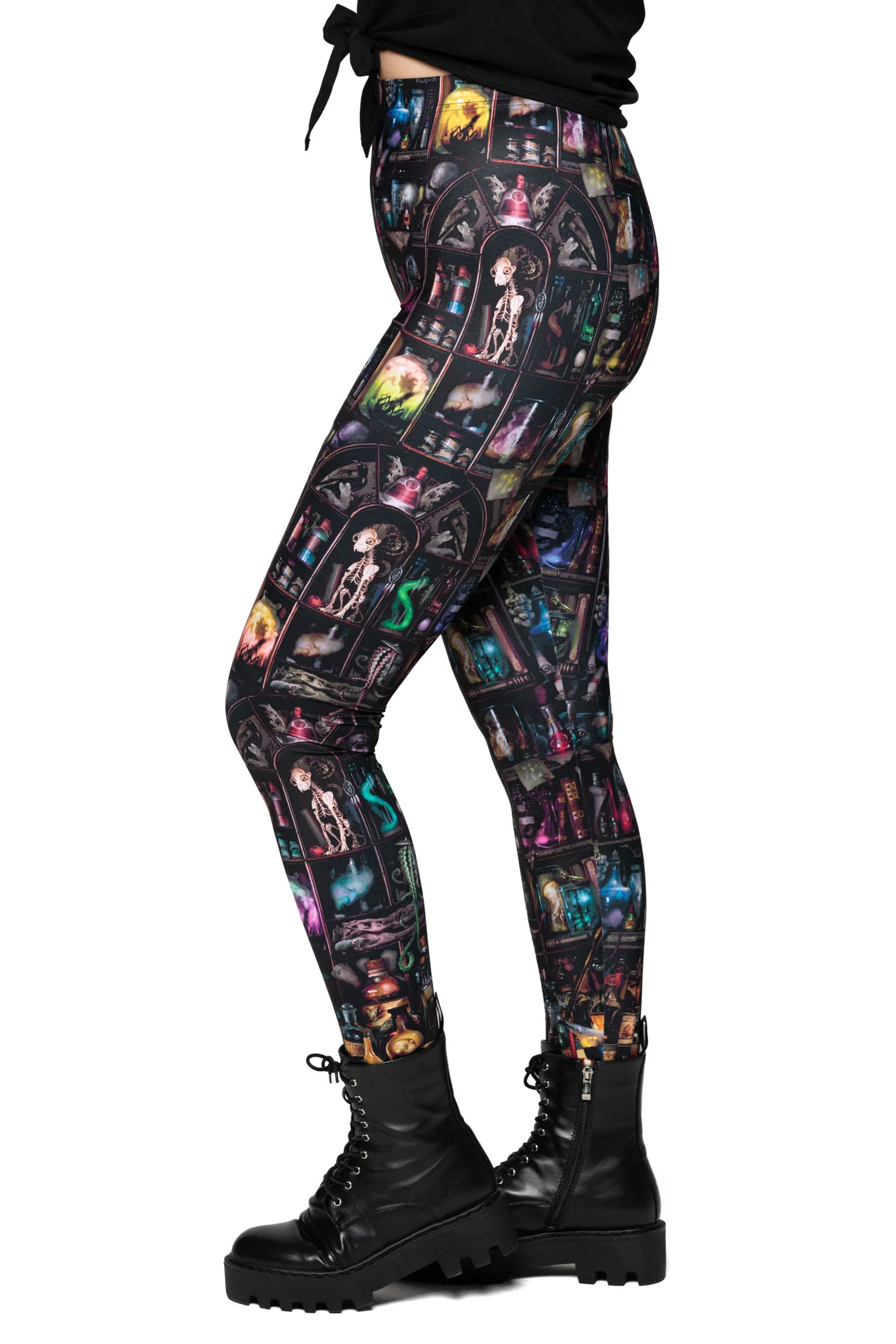 Cabinet of Curiosity High Waisted Matte Finish Leggings - Image 3
