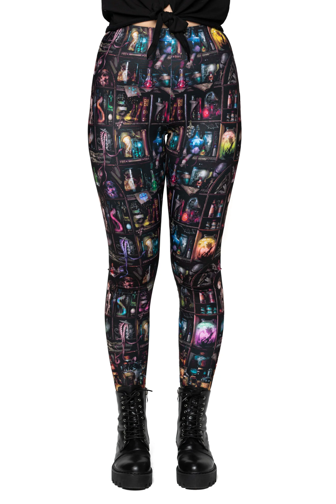 Cabinet of Curiosity High Waisted Matte Finish Leggings - Image 5