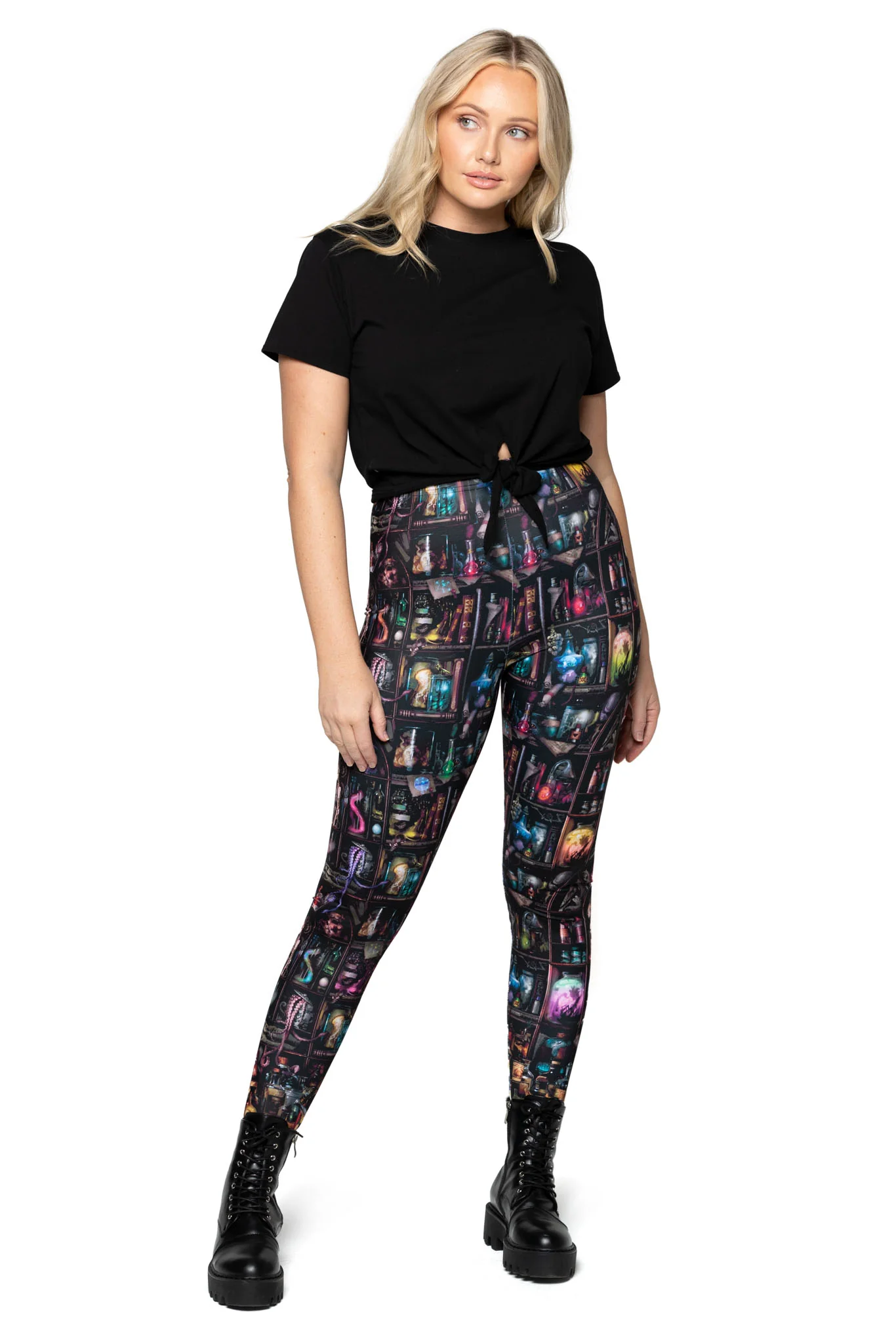 Cabinet of Curiosity High Waisted Matte Finish Leggings - Image 6