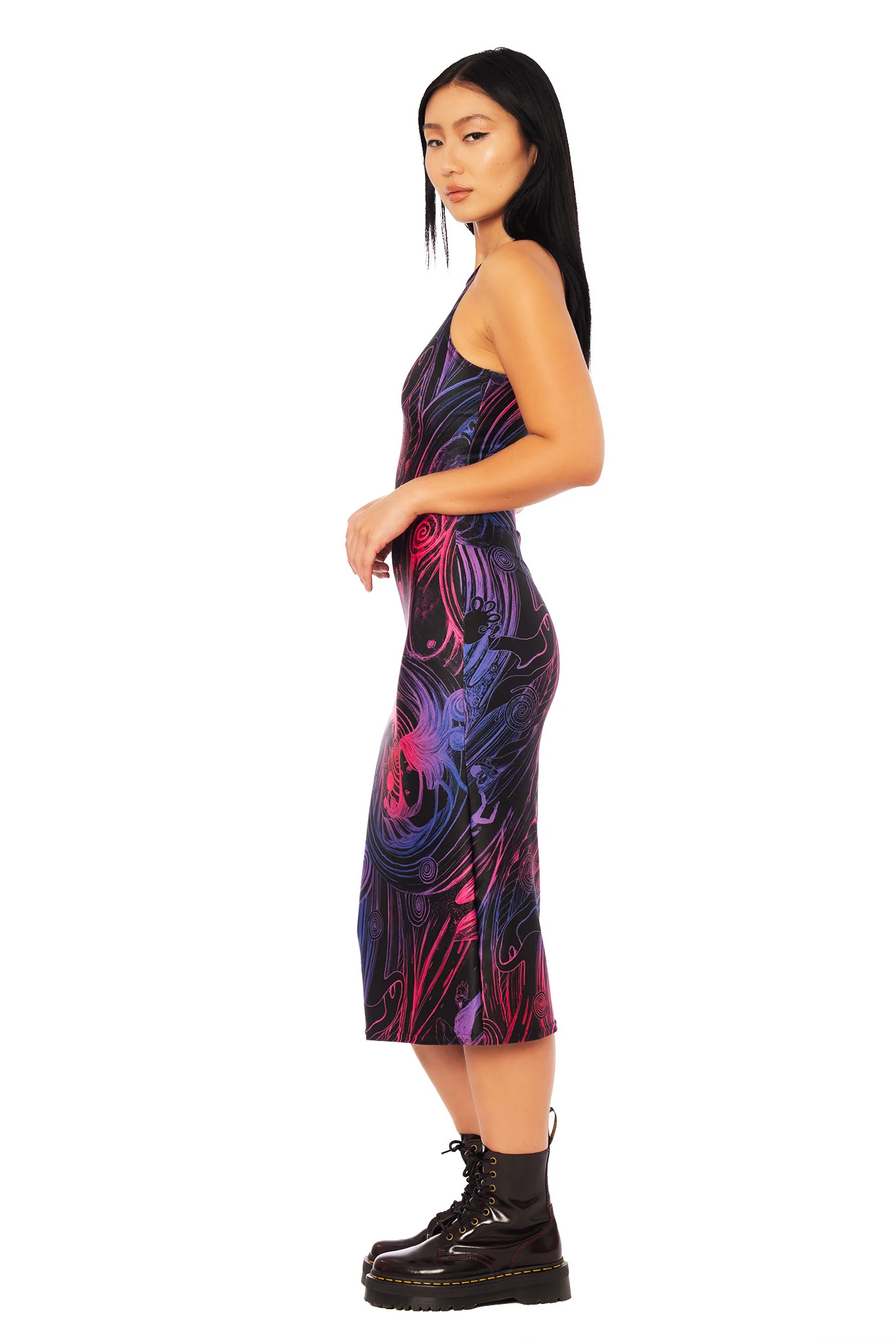 Coiling Chapters Racer Bodycon Dress - Image 5
