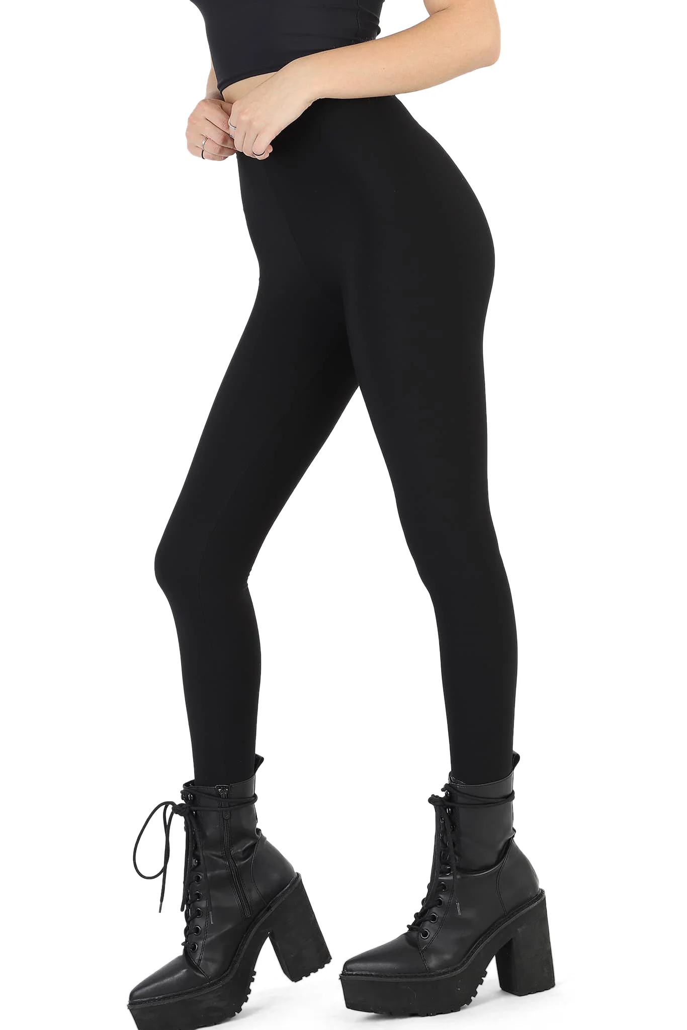 Cosy High Waisted Leggings - Image 5