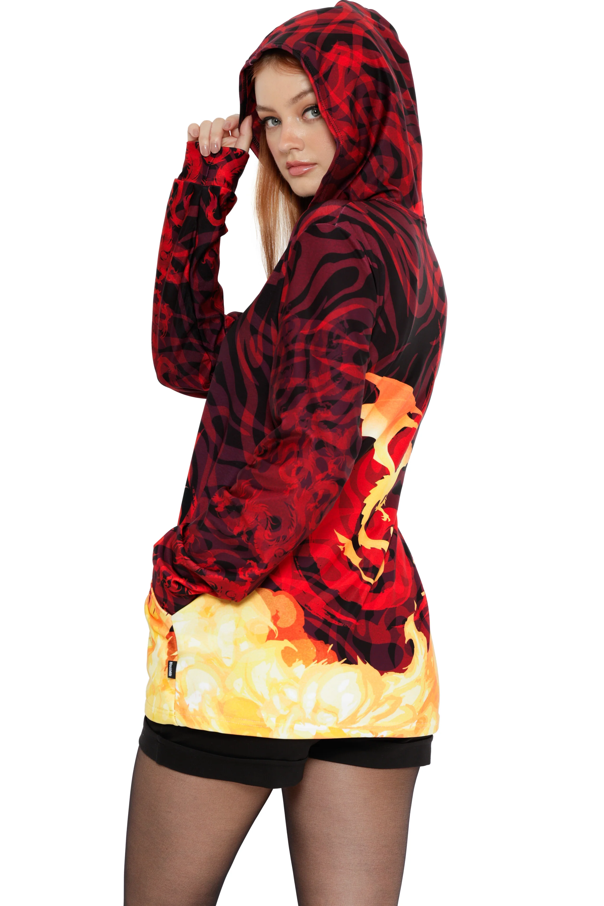 Dragon of the West Hoodie Sweater - Image 3