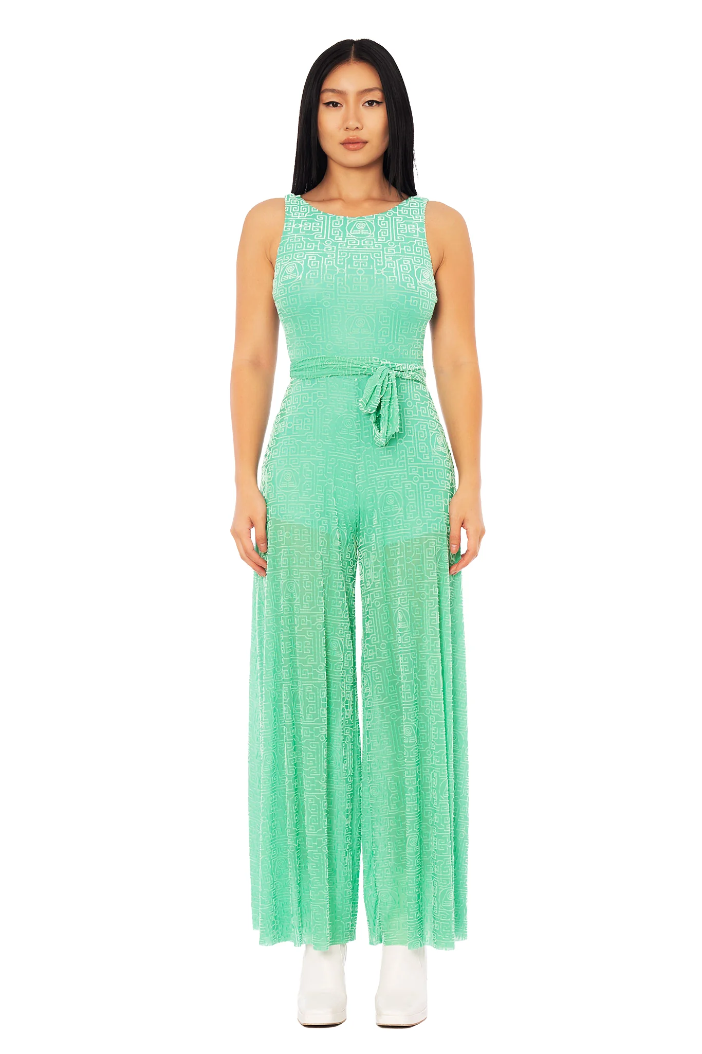 Earth Kingdom Burned Velvet Princess Jumpsuit - Image 7