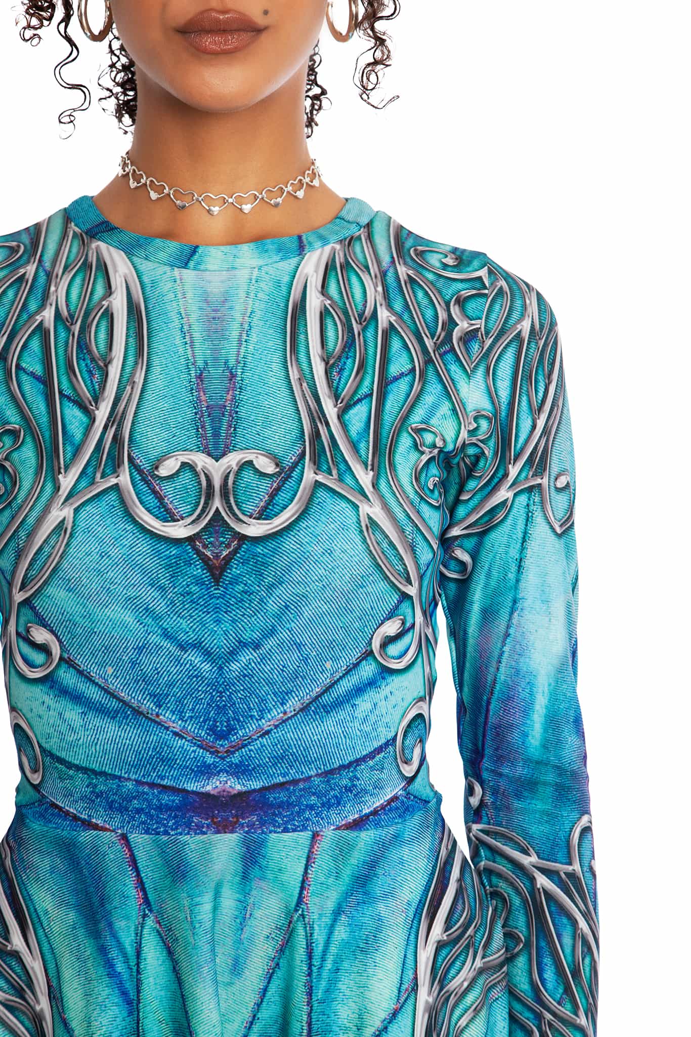 Fairy Kingdom Toastie Long Sleeve Skater Dress - Image 4