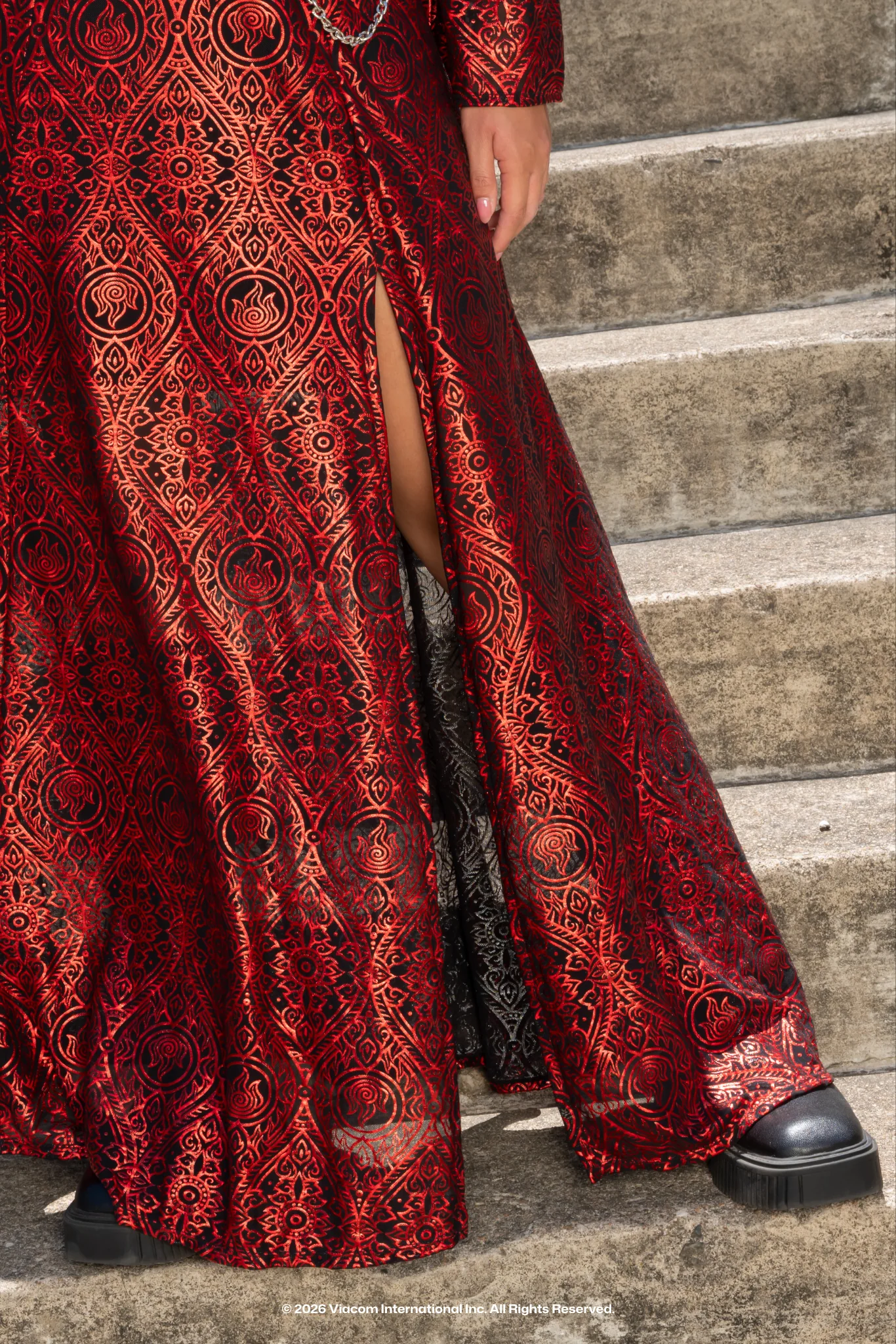 Fire Nation Long Sleeve Bolero Maxi Dress - Image 10