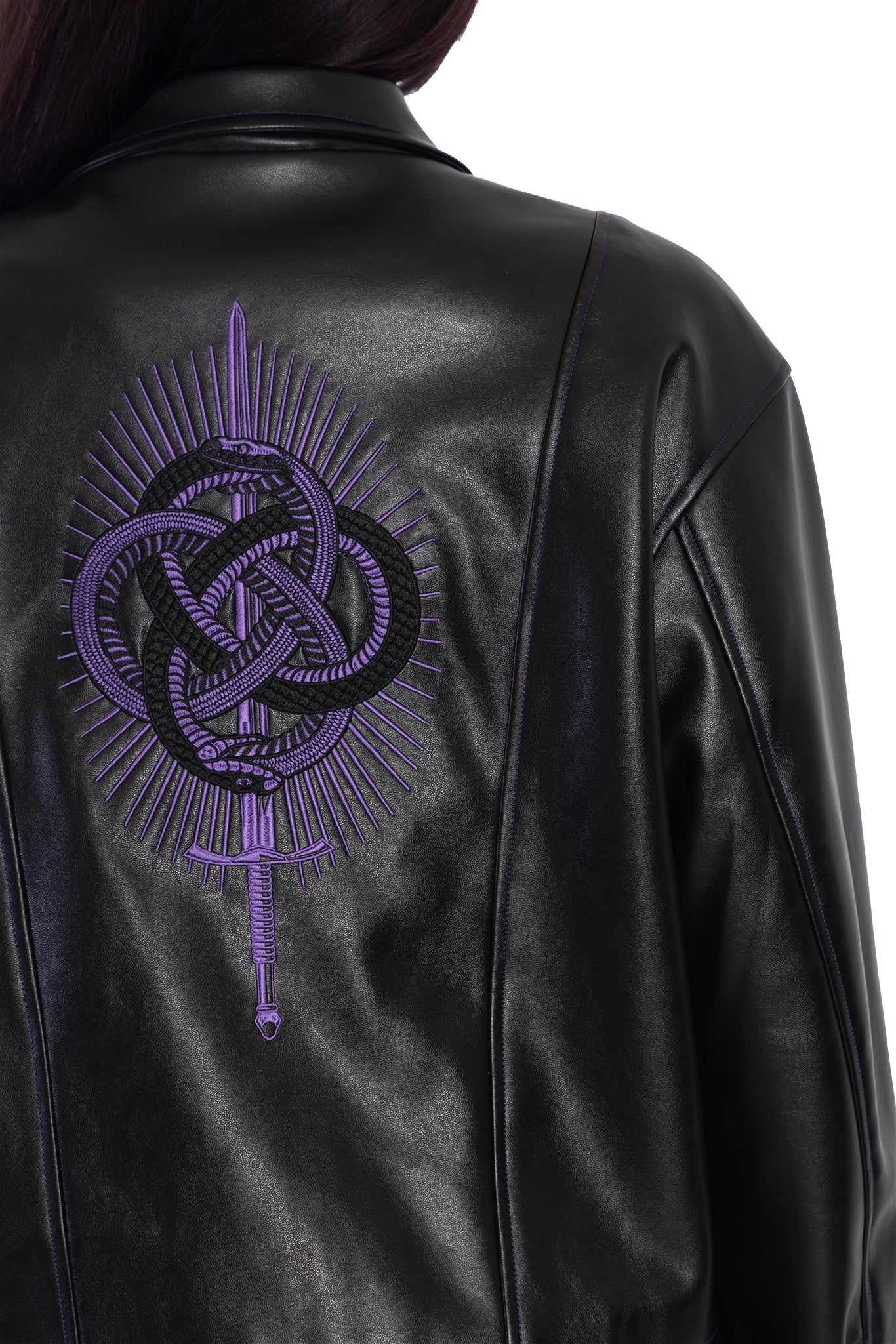 Infinity Snake Moto Jacket - Image 6