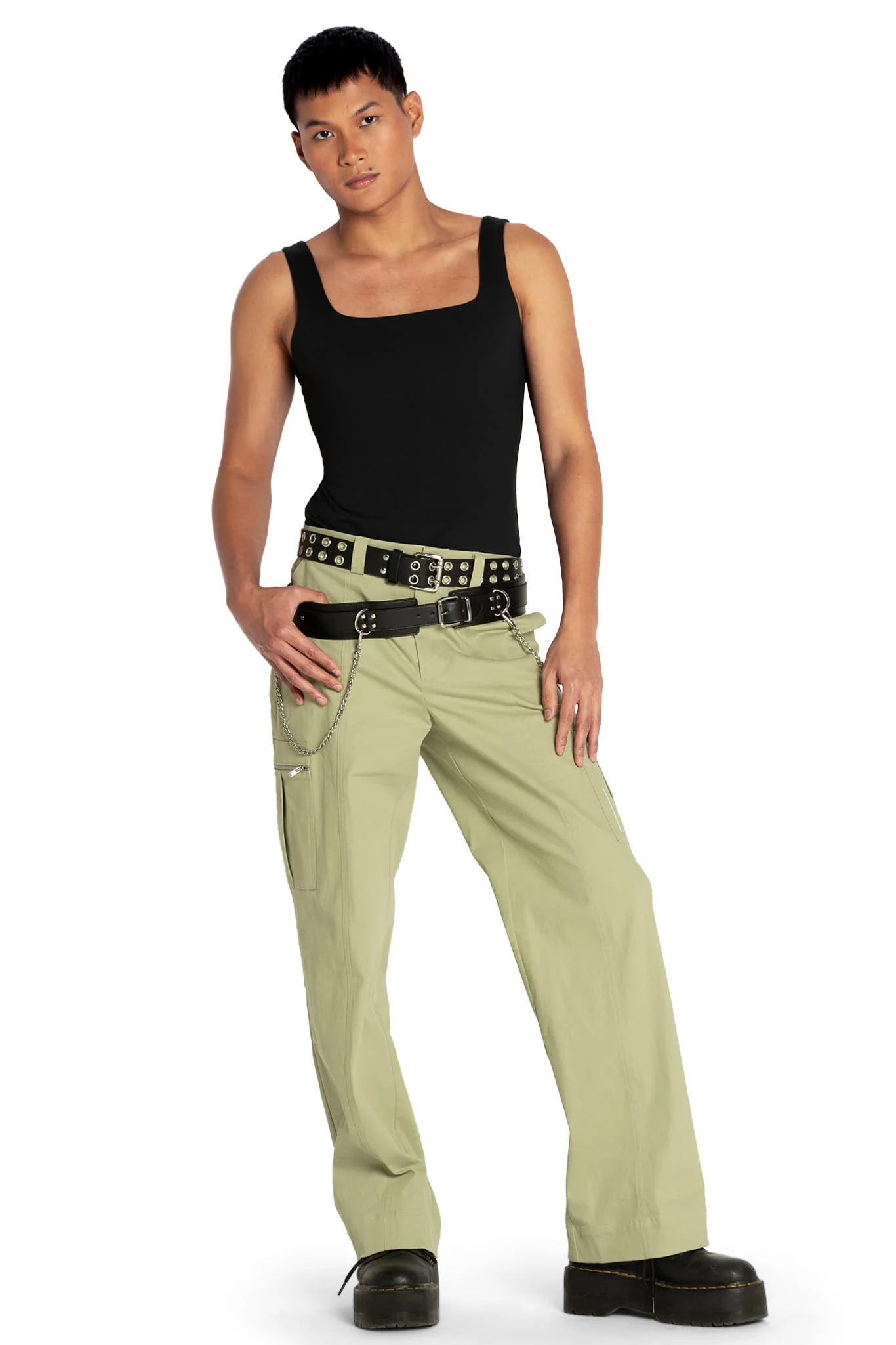 Matte Black Tank Top - Image 4