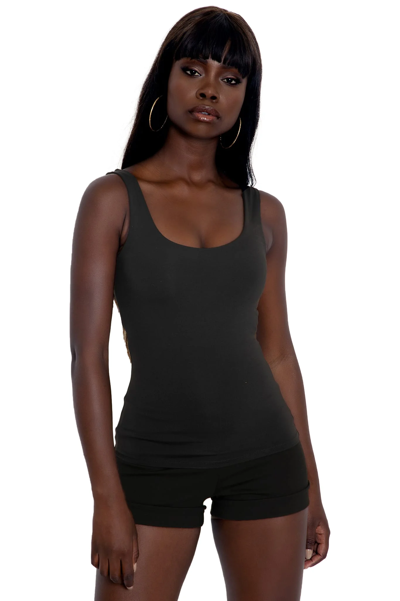 Matte Black Tank Top - Image 5