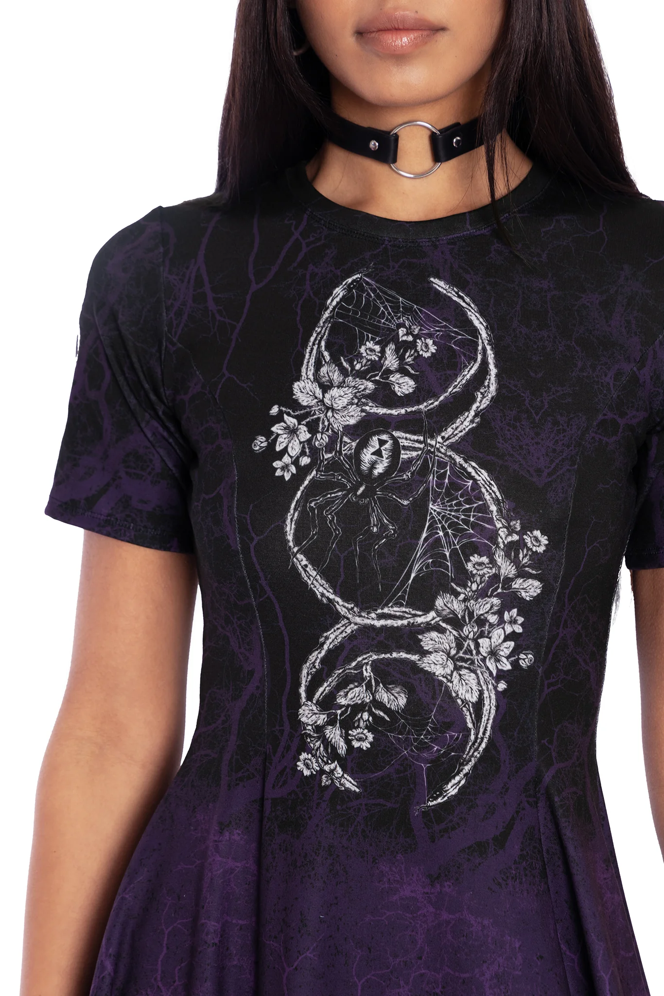 Moon Magic Longline Evil Tee Dress - Image 4
