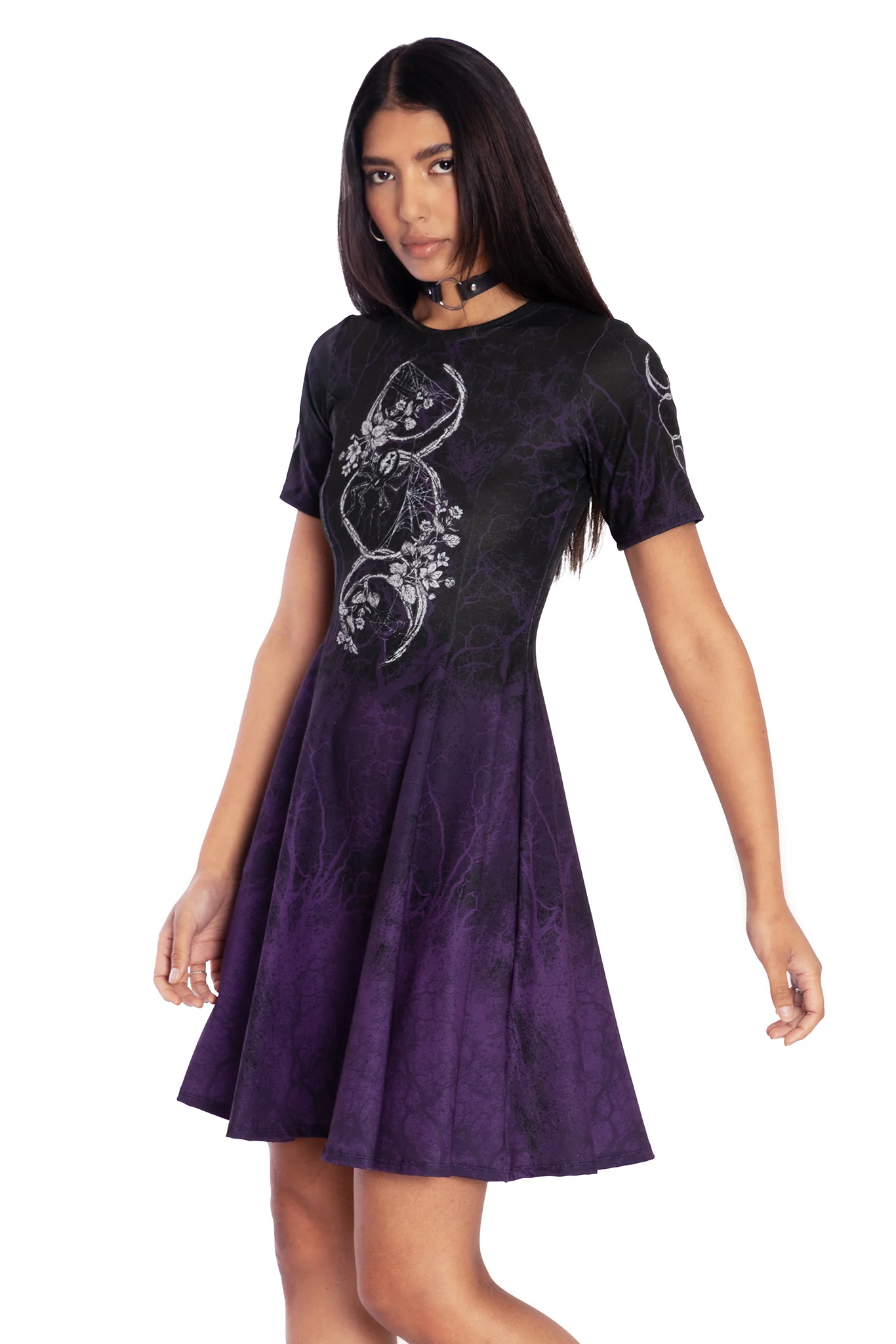 Moon Magic Longline Evil Tee Dress - Image 5