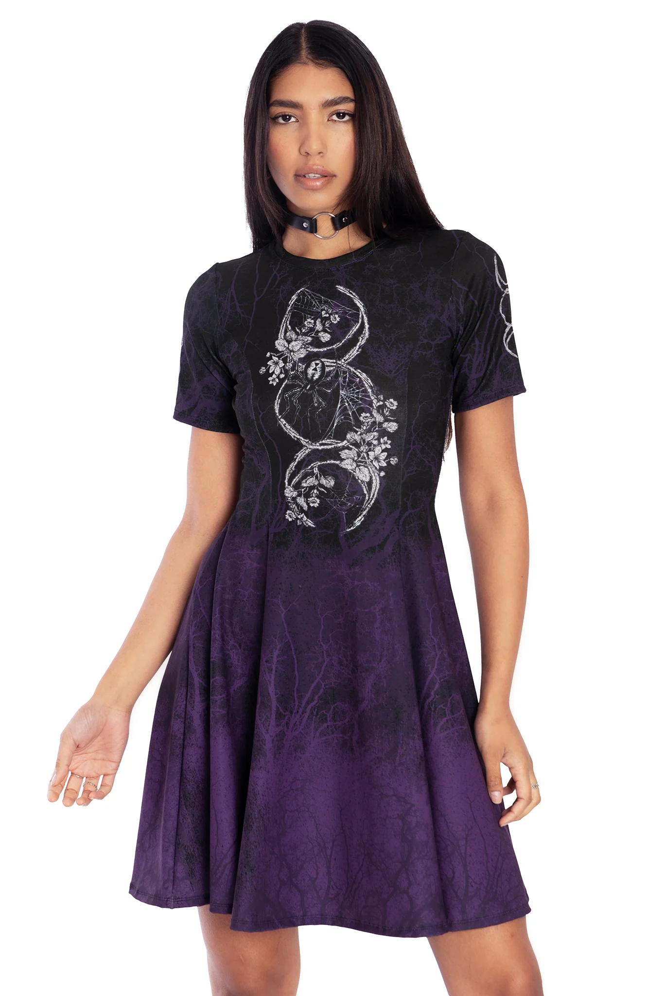 Moon Magic Longline Evil Tee Dress - Image 6