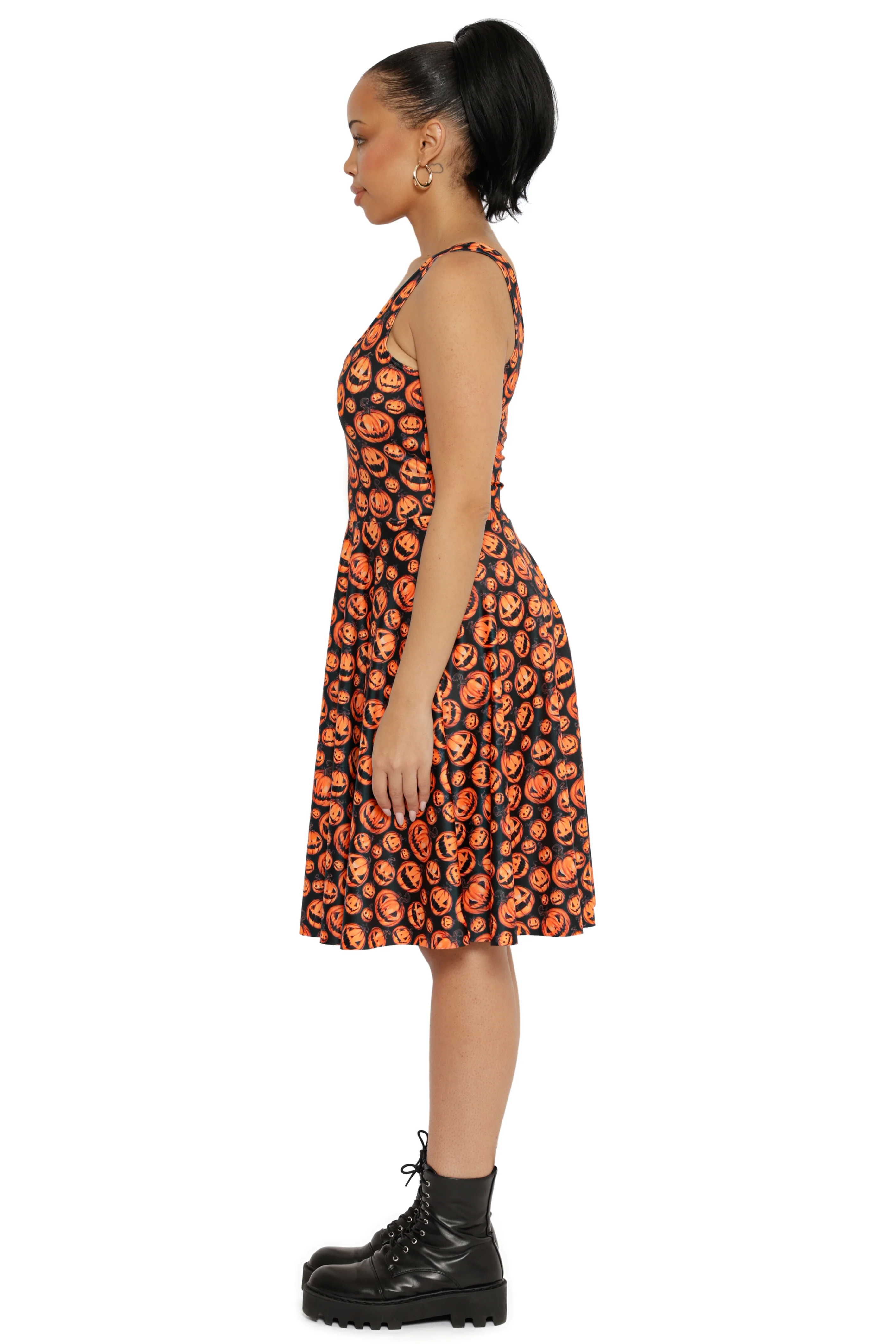 Pumpkins Scoop Longline Dress - Image 6