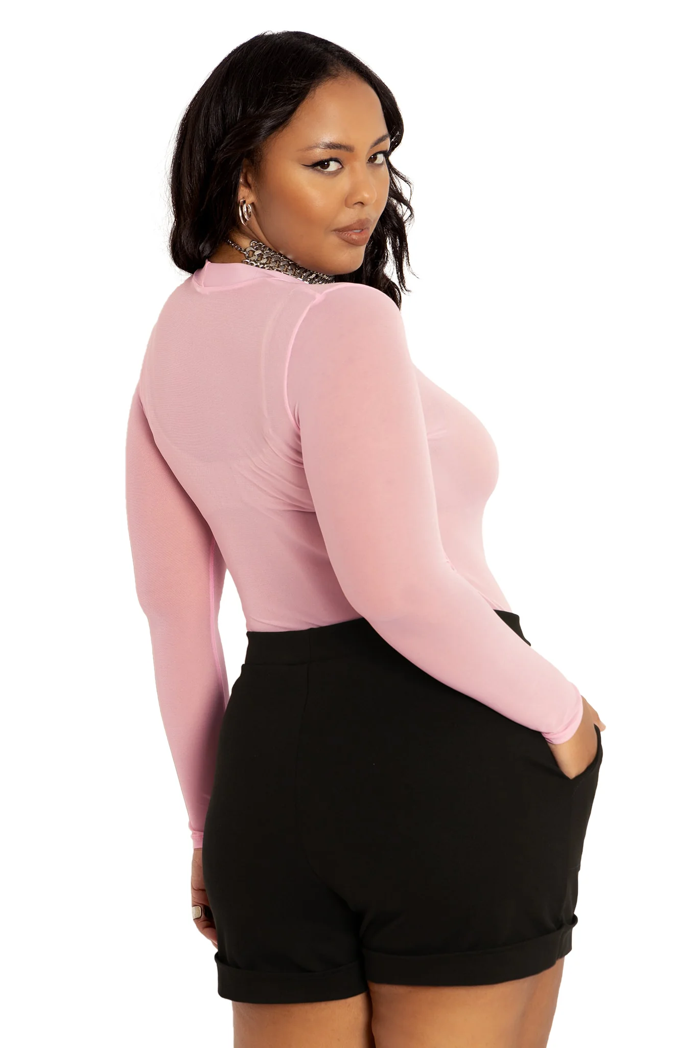 Push It Ponte Cuffed Shorts - Image 7