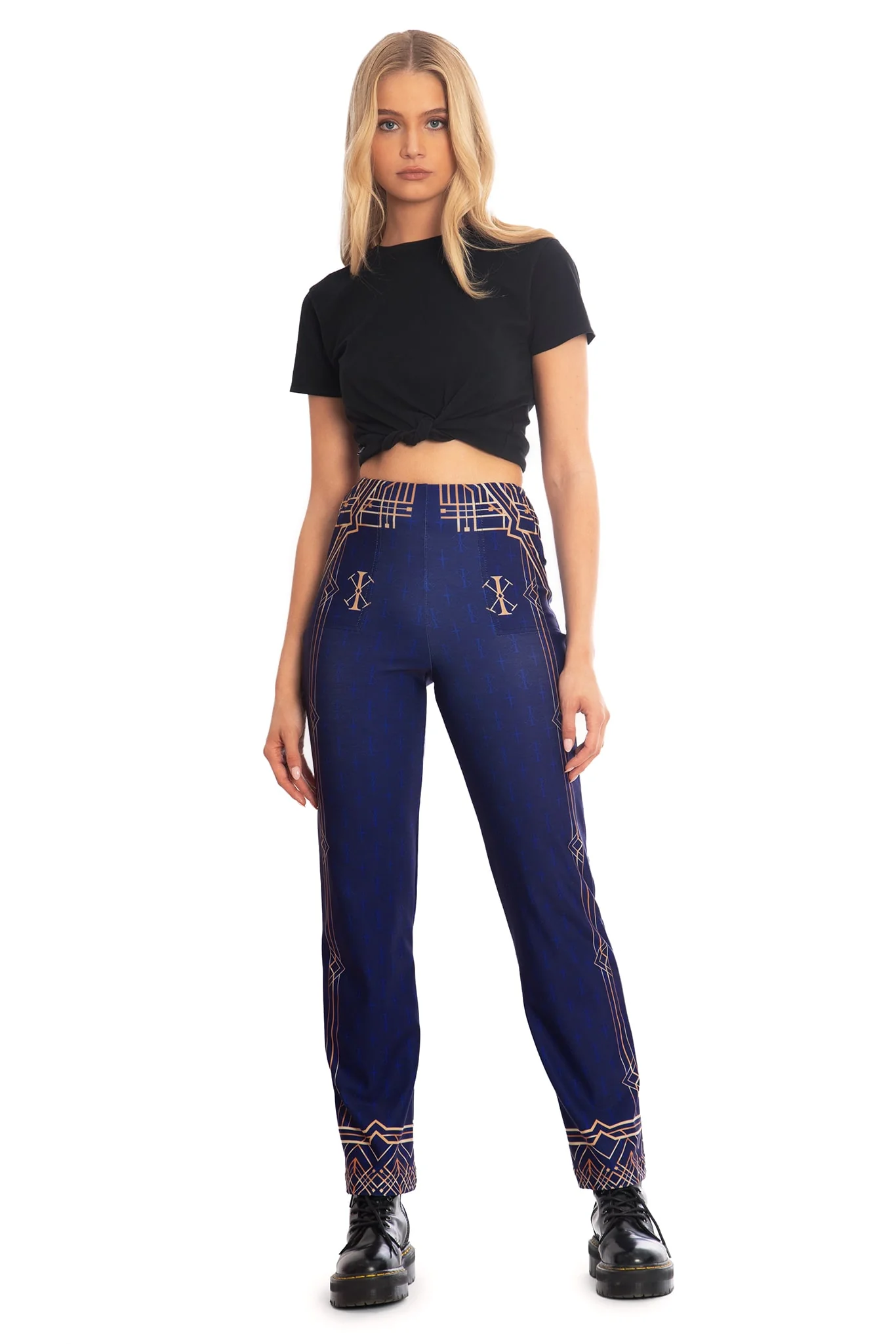 Regent Caitlyn High Waisted Straight Leg Pants - Image 6