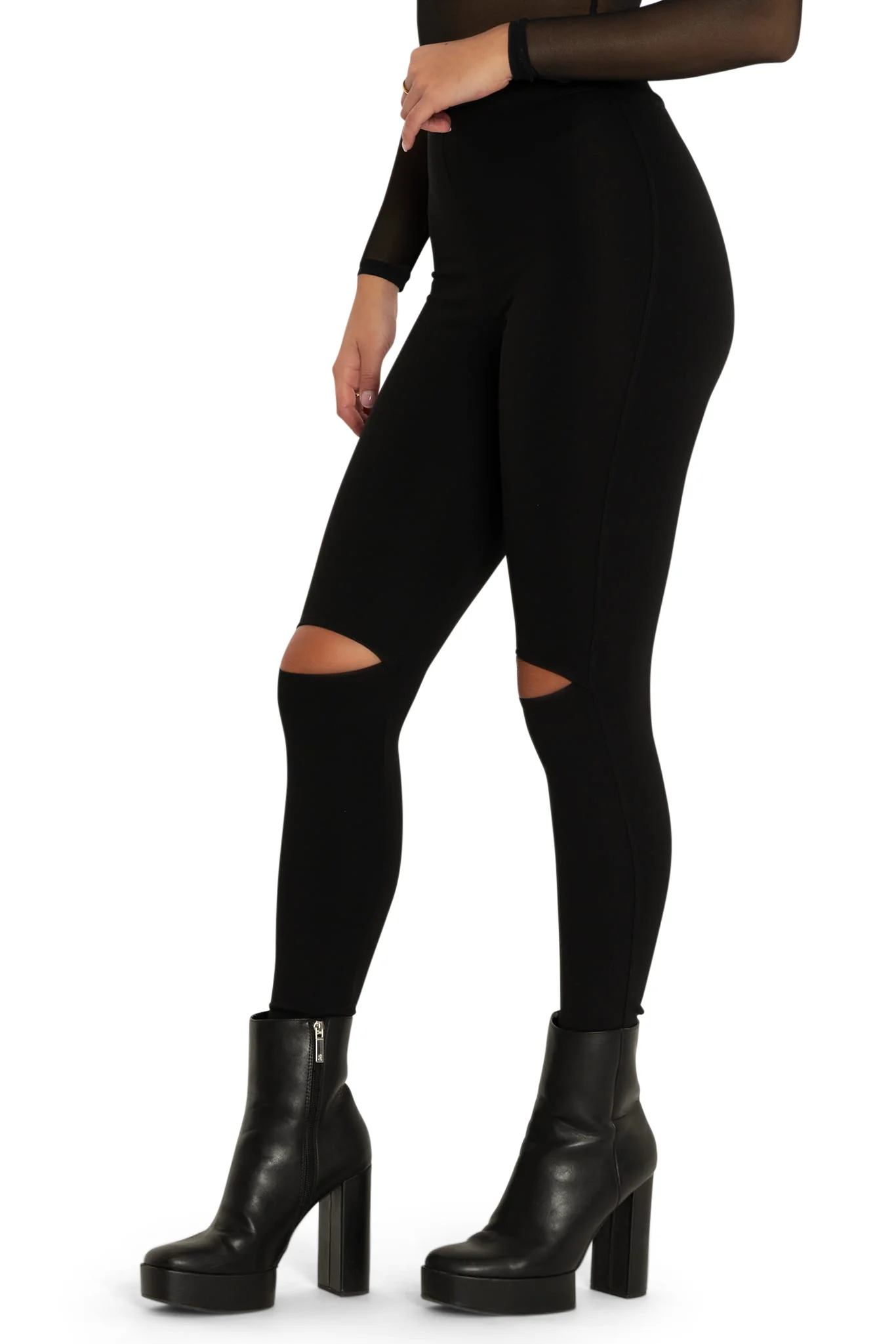 Rip It Up High Waisted Leggings - Image 4