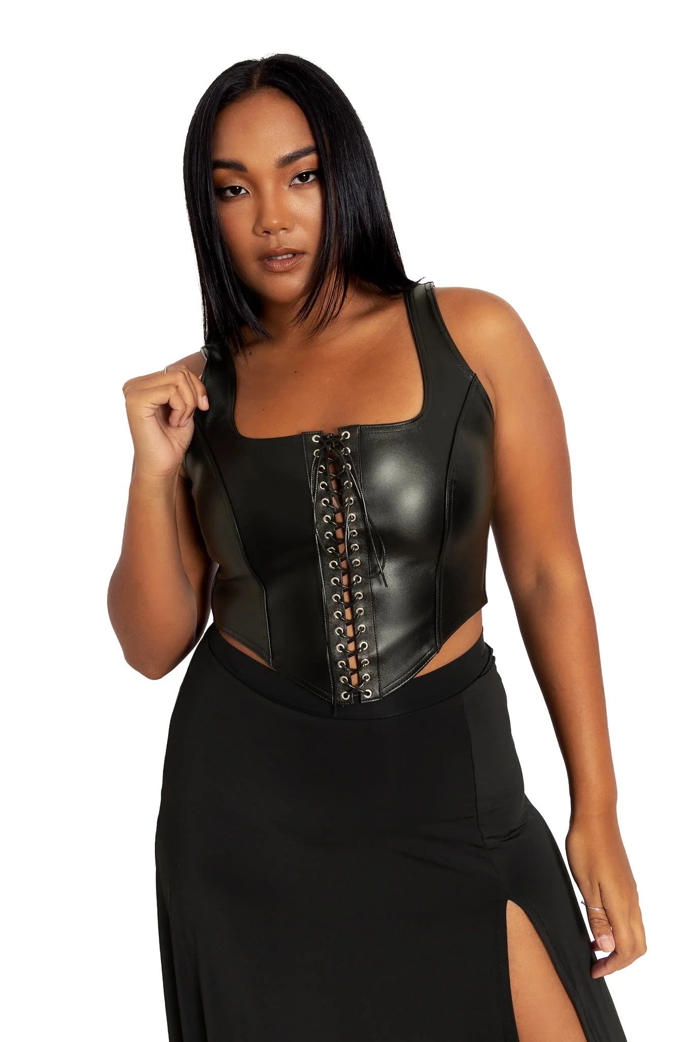 Route 666 Lace Up Corset Top - Image 8