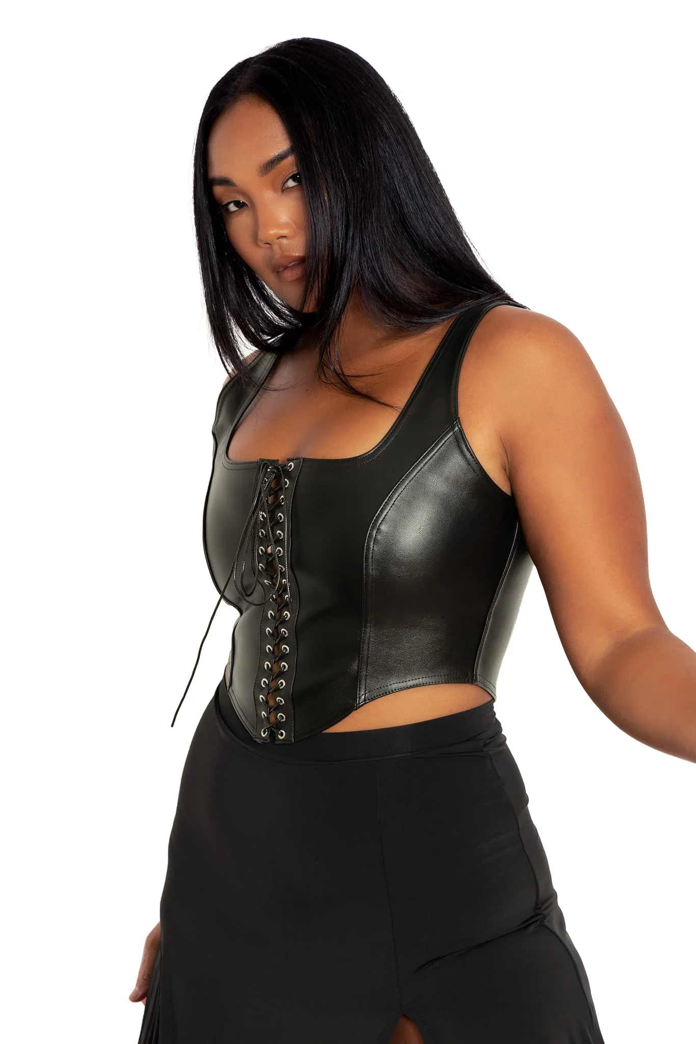 Route 666 Lace Up Corset Top - Image 9