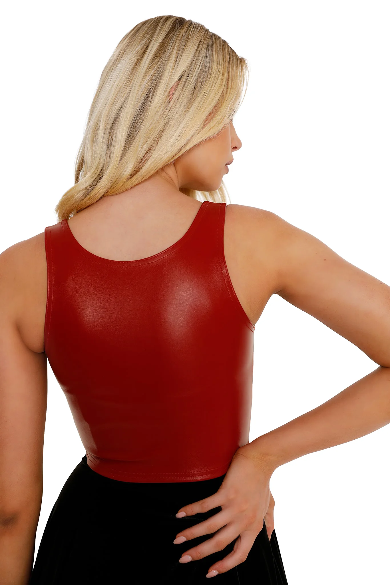 Route 666 Red Triple Buckle Underbust Corset - Image 3