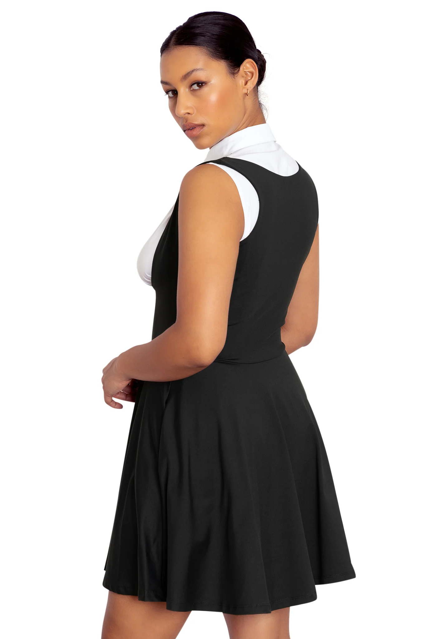 Show Us Ya Tops Matte Black Underbust Dress - Image 5