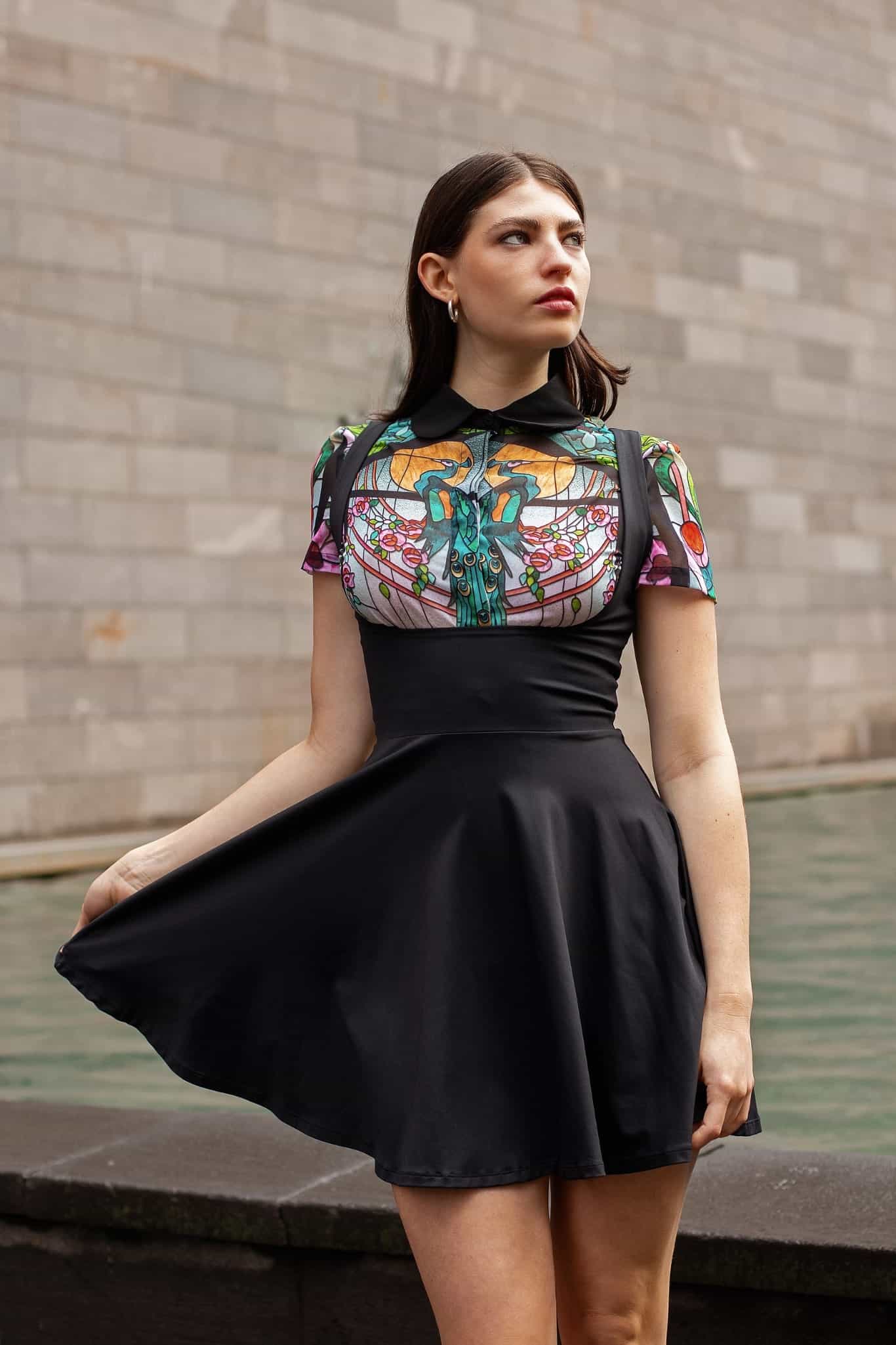 Show Us Ya Tops Matte Black Underbust Dress - Image 7