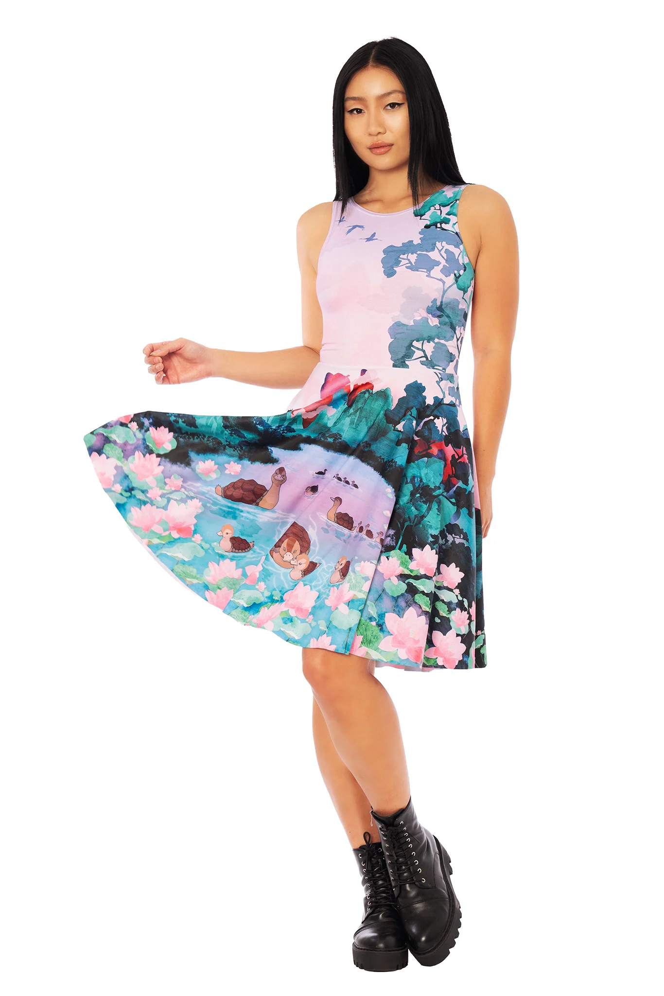Turtle Ducks Princess Longline Dress - Image 3