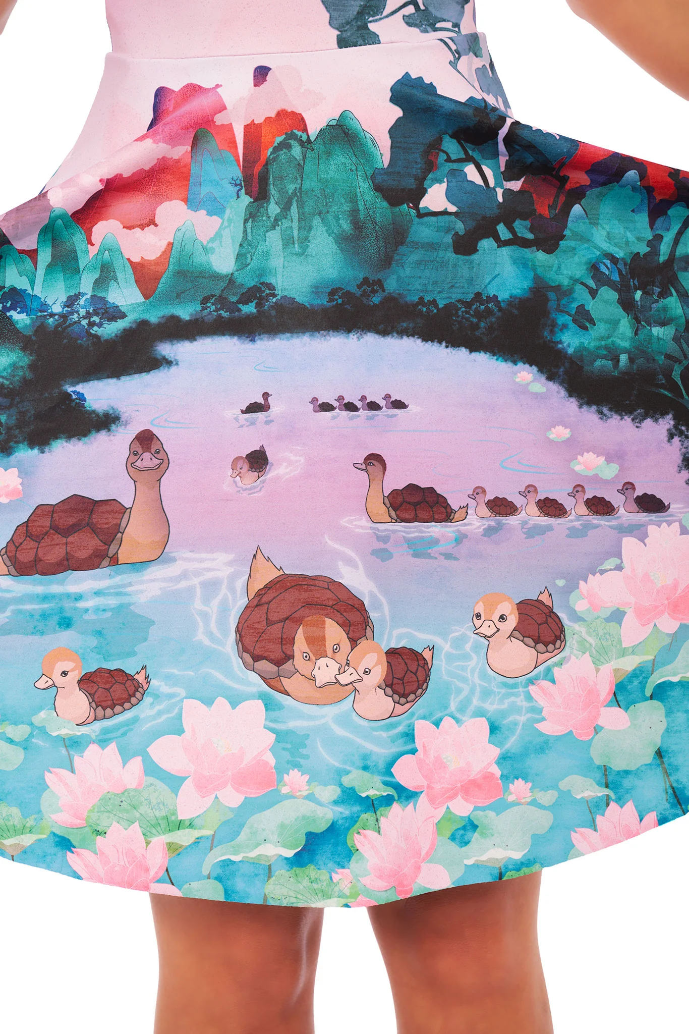 Turtle Ducks Princess Longline Dress - Image 4