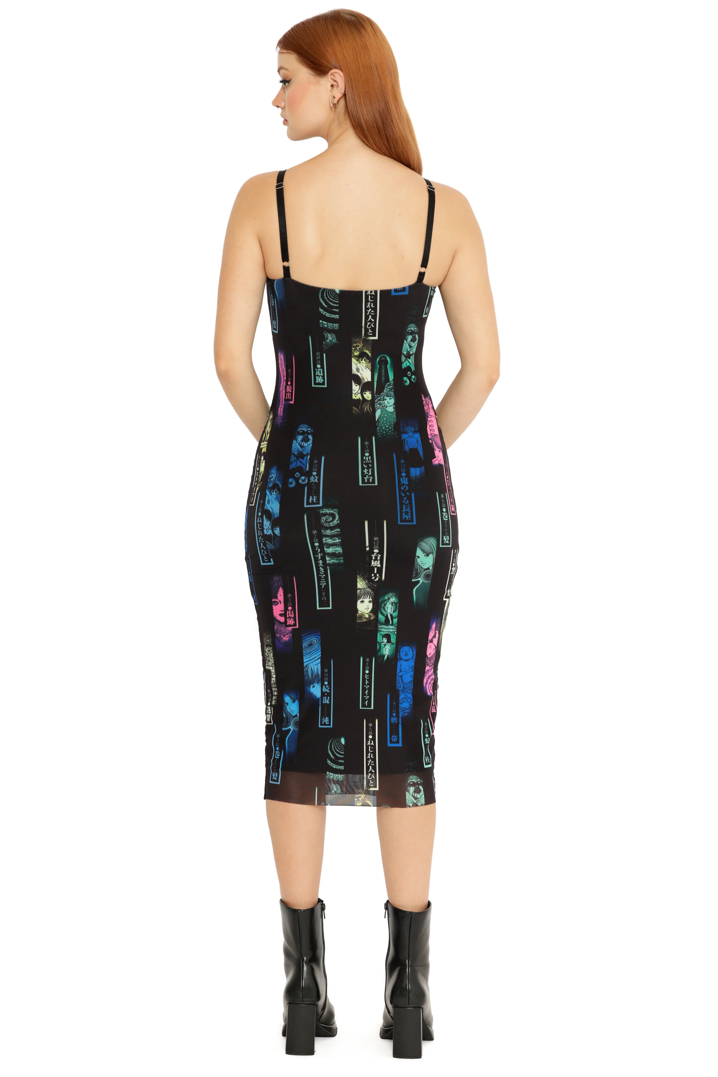 Unfolding Chapters Sheer Bodycon Slip Dress - Image 3
