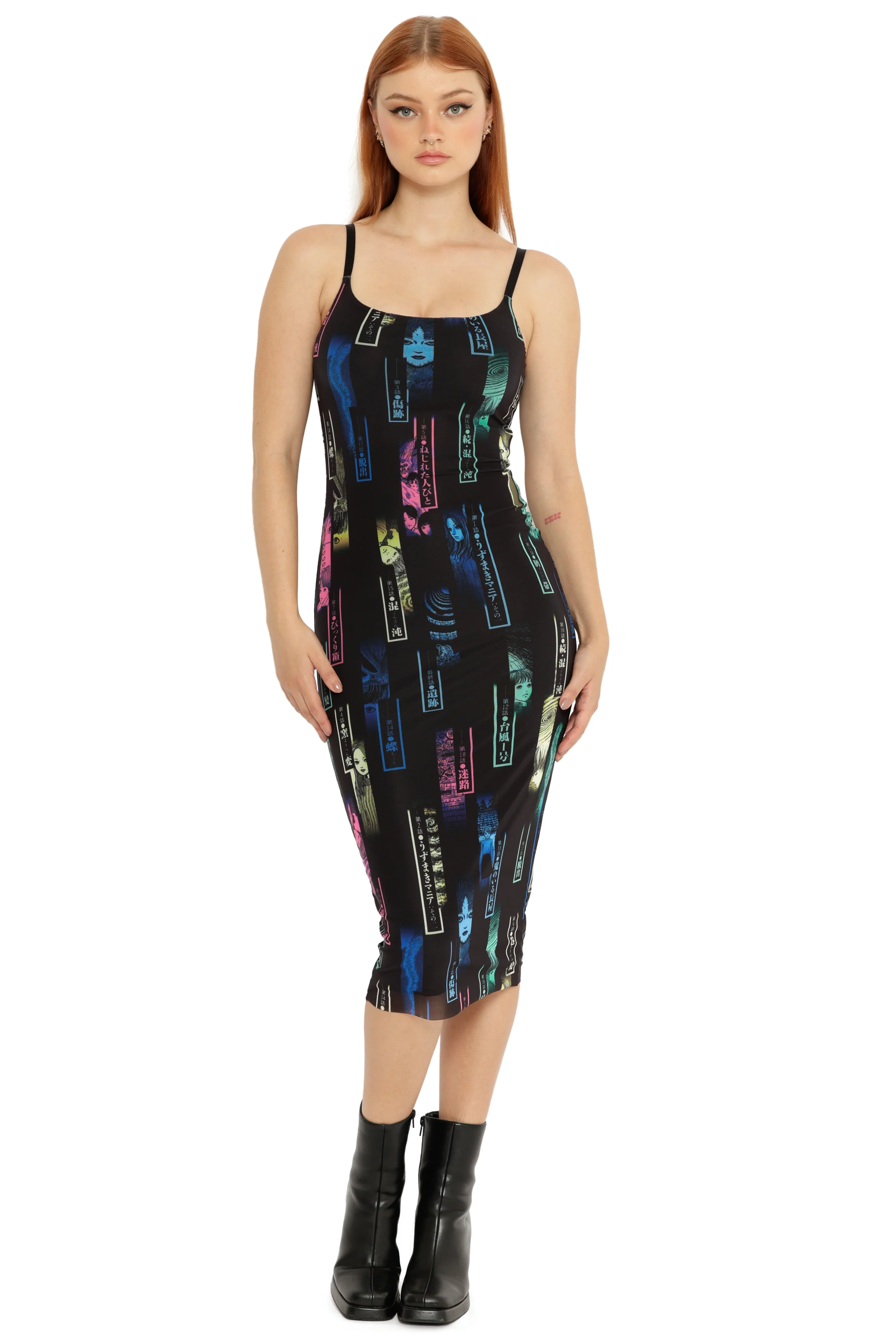 Unfolding Chapters Sheer Bodycon Slip Dress - Image 7