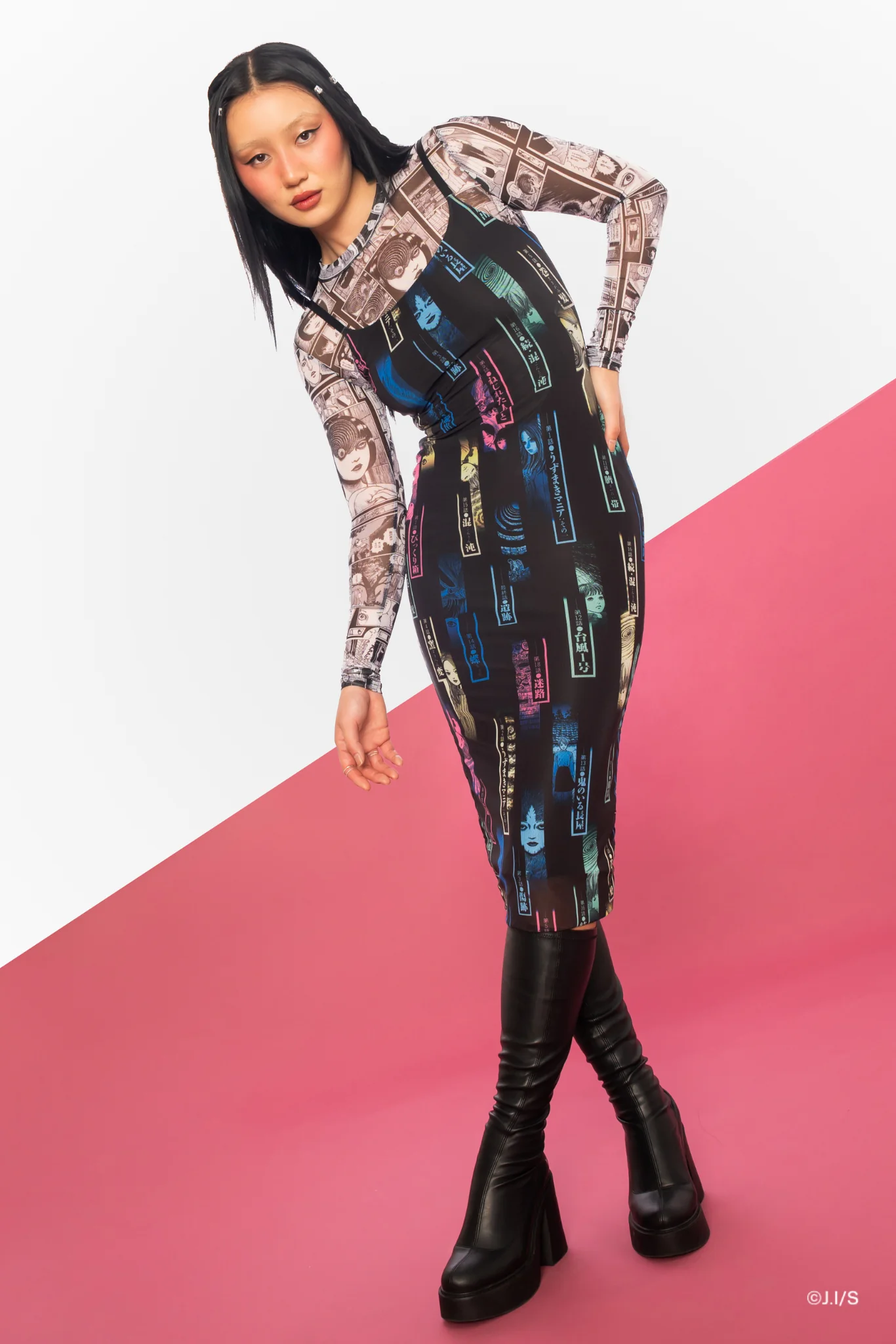 Unfolding Chapters Sheer Bodycon Slip Dress - Image 8