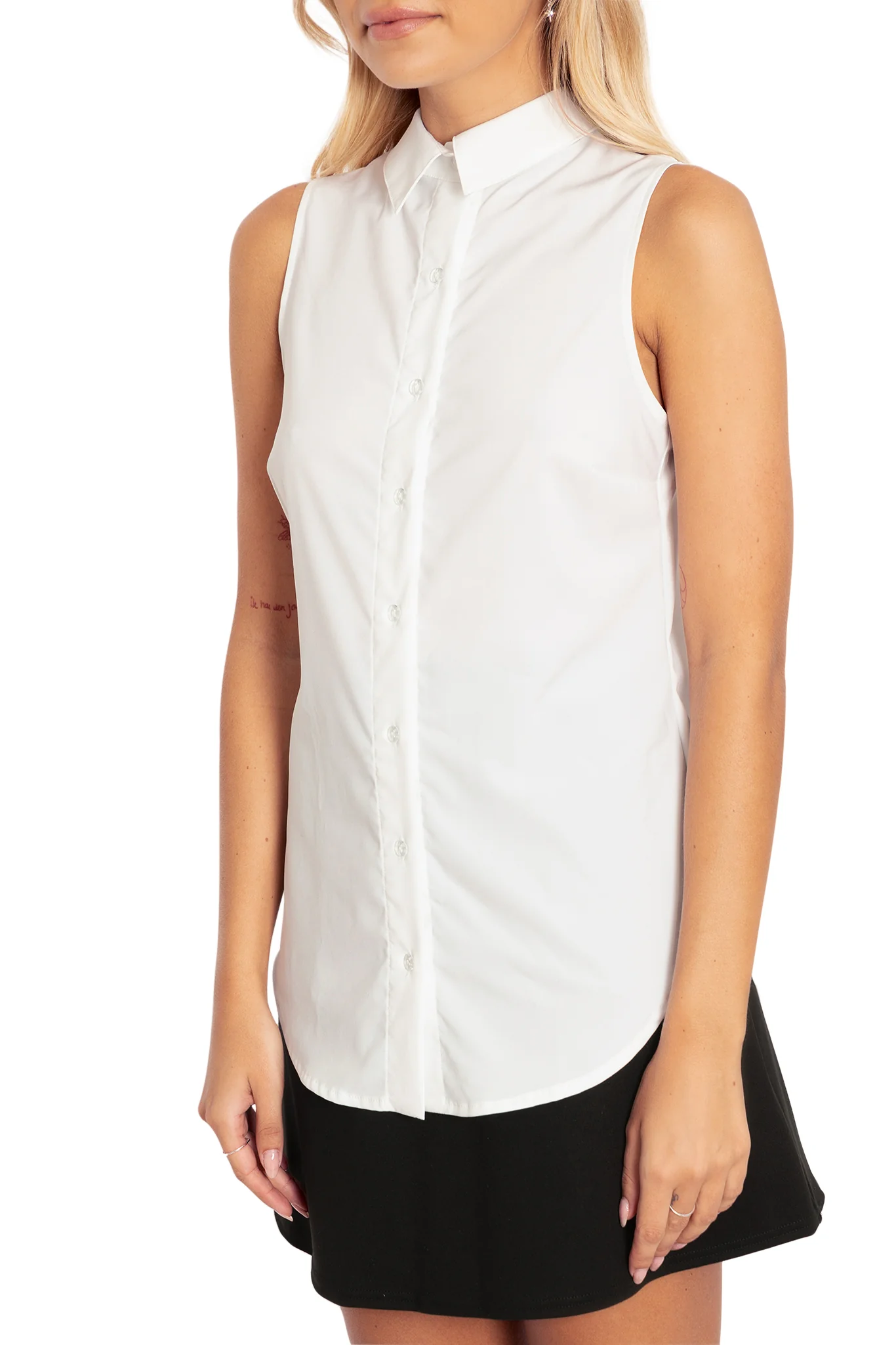 White Business Time Shirt - Image 3